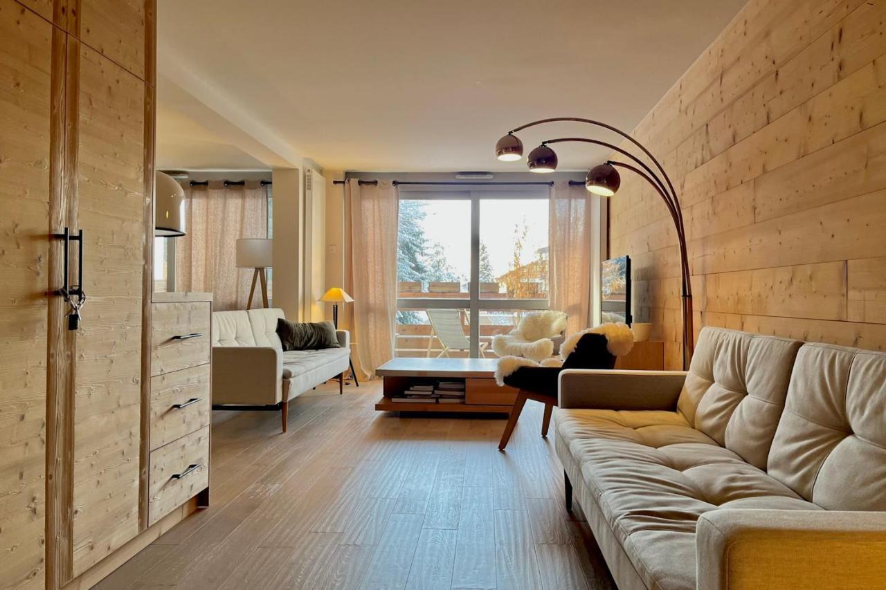 Modern Apt At The Foot Of The Slopes In Megève Kültér fotó