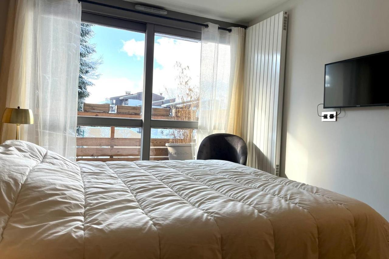 Modern Apt At The Foot Of The Slopes In Megève Kültér fotó